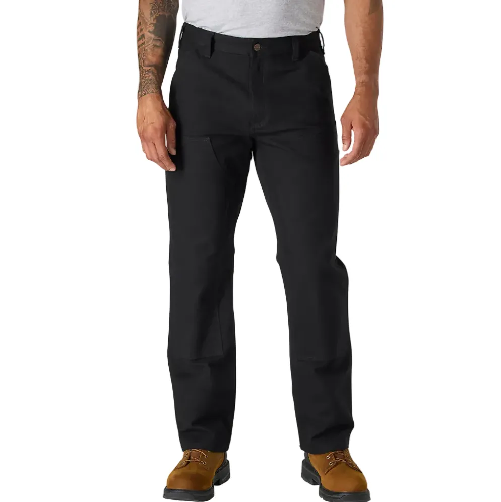 Relaxed Rugged Flex Duck Double-Front Pants Black