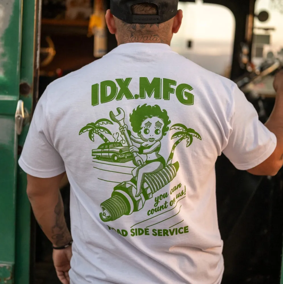 Roadside Service Tee White
