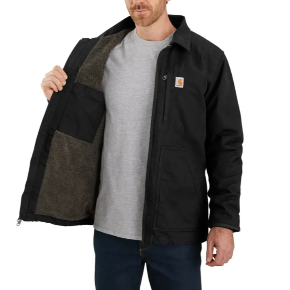 Sherpa Lined Field Jacket Black