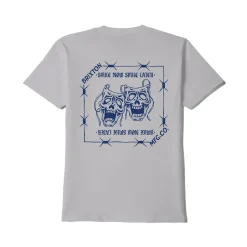 Smile Always S/S Standard Tee Pebble Stone Worn Wash