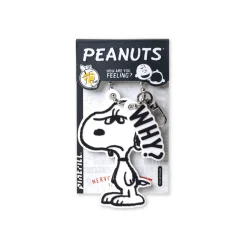 Snoopy Why? PVC Charm