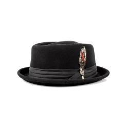 Stout Pork Pie Black/Black