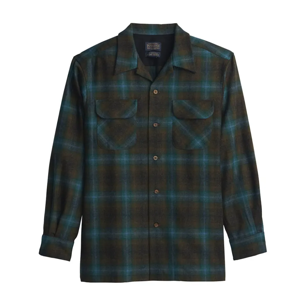 Tall Board Shirt Teal/Charcoal Ombre 25'