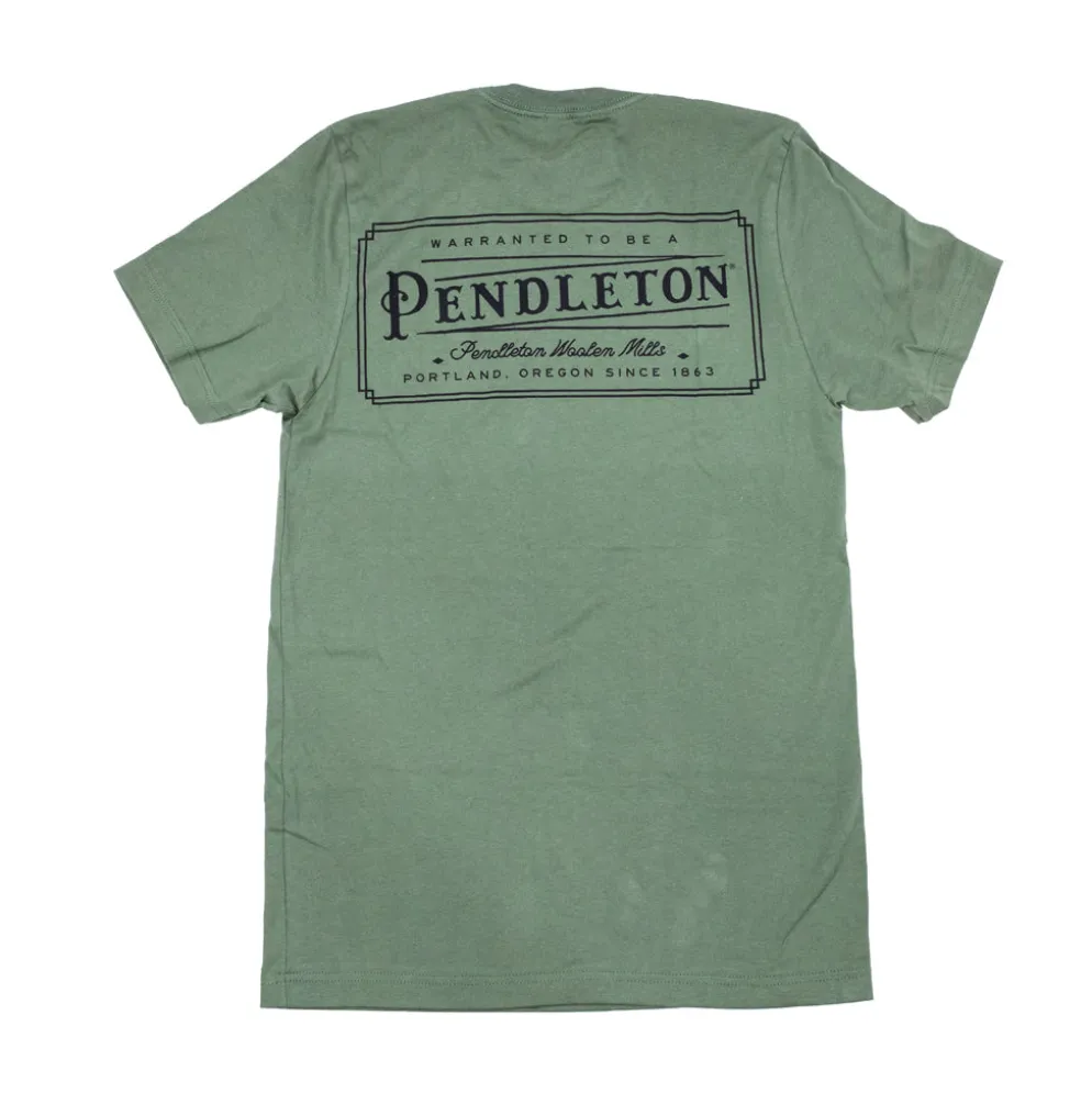 Vintage Logo Graphic Tee Military Green/Black