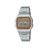 Vintage Silver & Gold Metal Watch