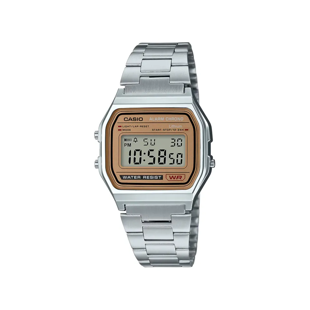 Vintage Silver & Gold Metal Watch