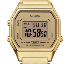 Vintage Slim Gold Metal Watch