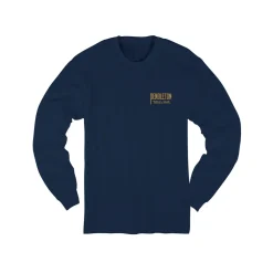 Western Graphic L/S Tee Navy Blazer/Gold