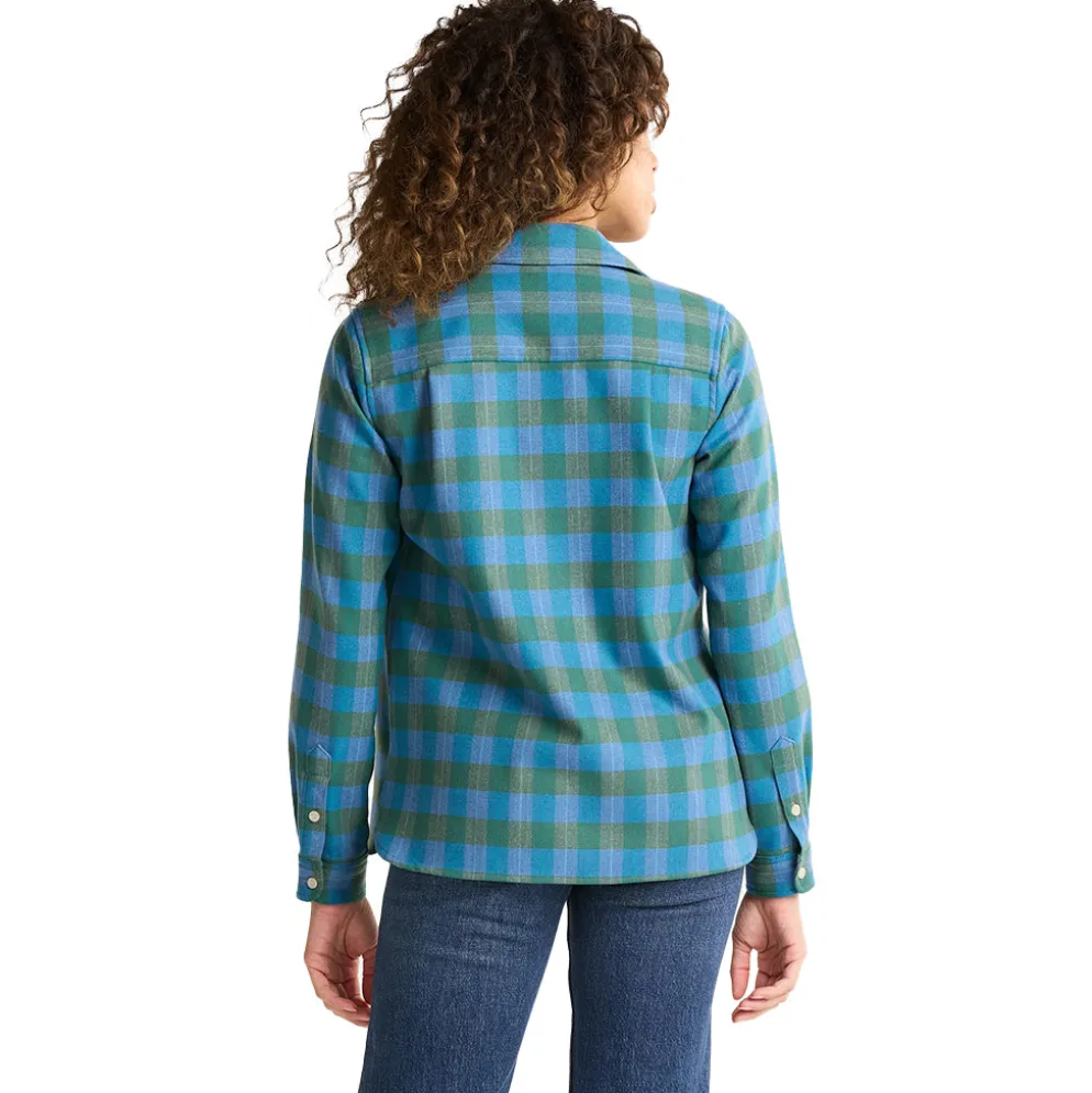 Women's Board Shirt Blue/Green Check 24'
