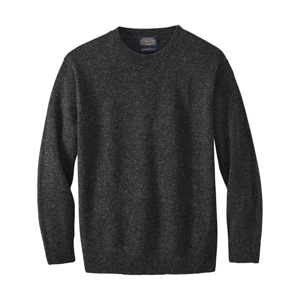 Wool Crewneck Black Heather