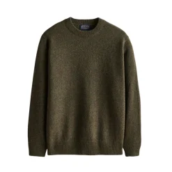 Wool Crewneck Camo Heather